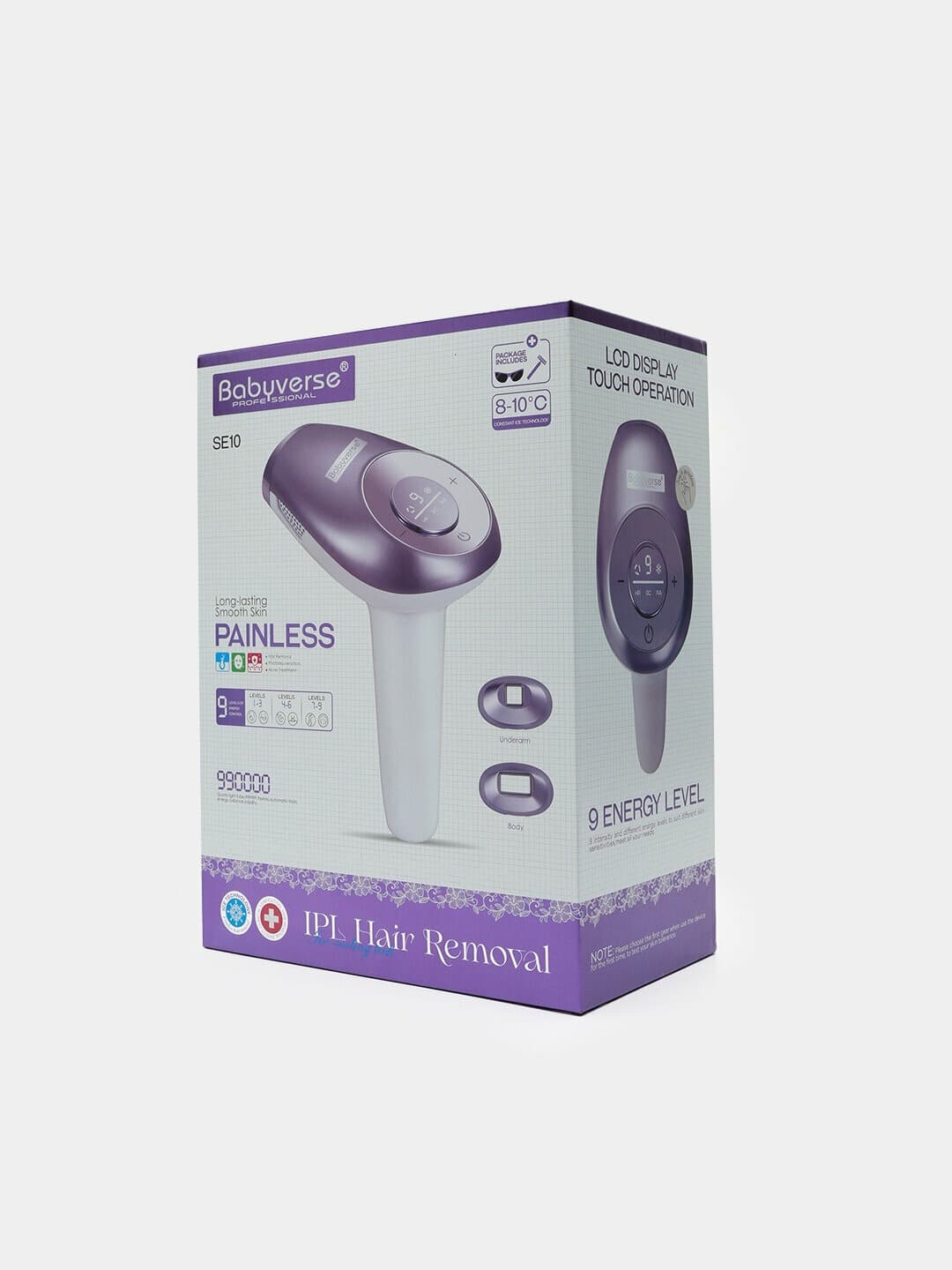 Babyverse SE10 professional lazerni epilyator - fotoepilyator va lazerlar