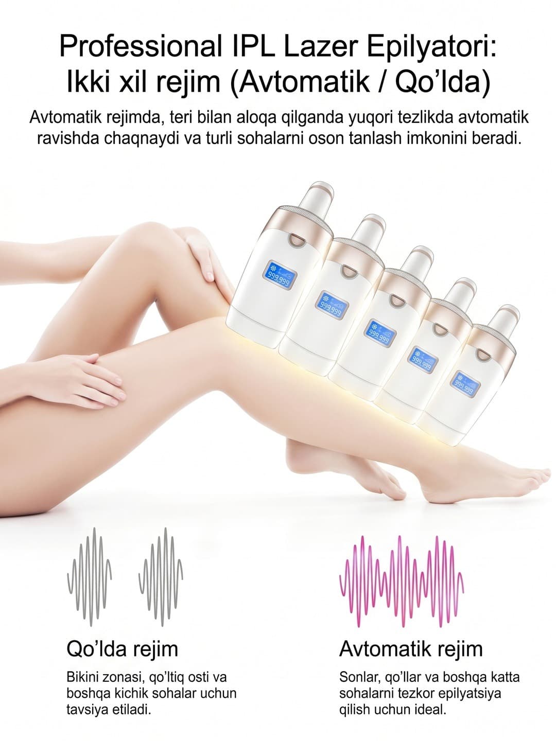 Babyverse Professional SE13 lazerni epilyator - fotoepilyator 3 tasi 1 da